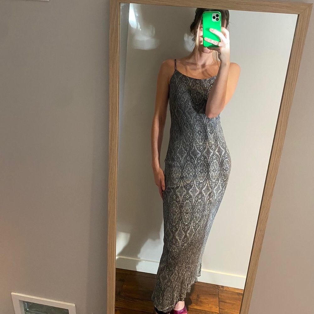90s vintage midi dress size 4